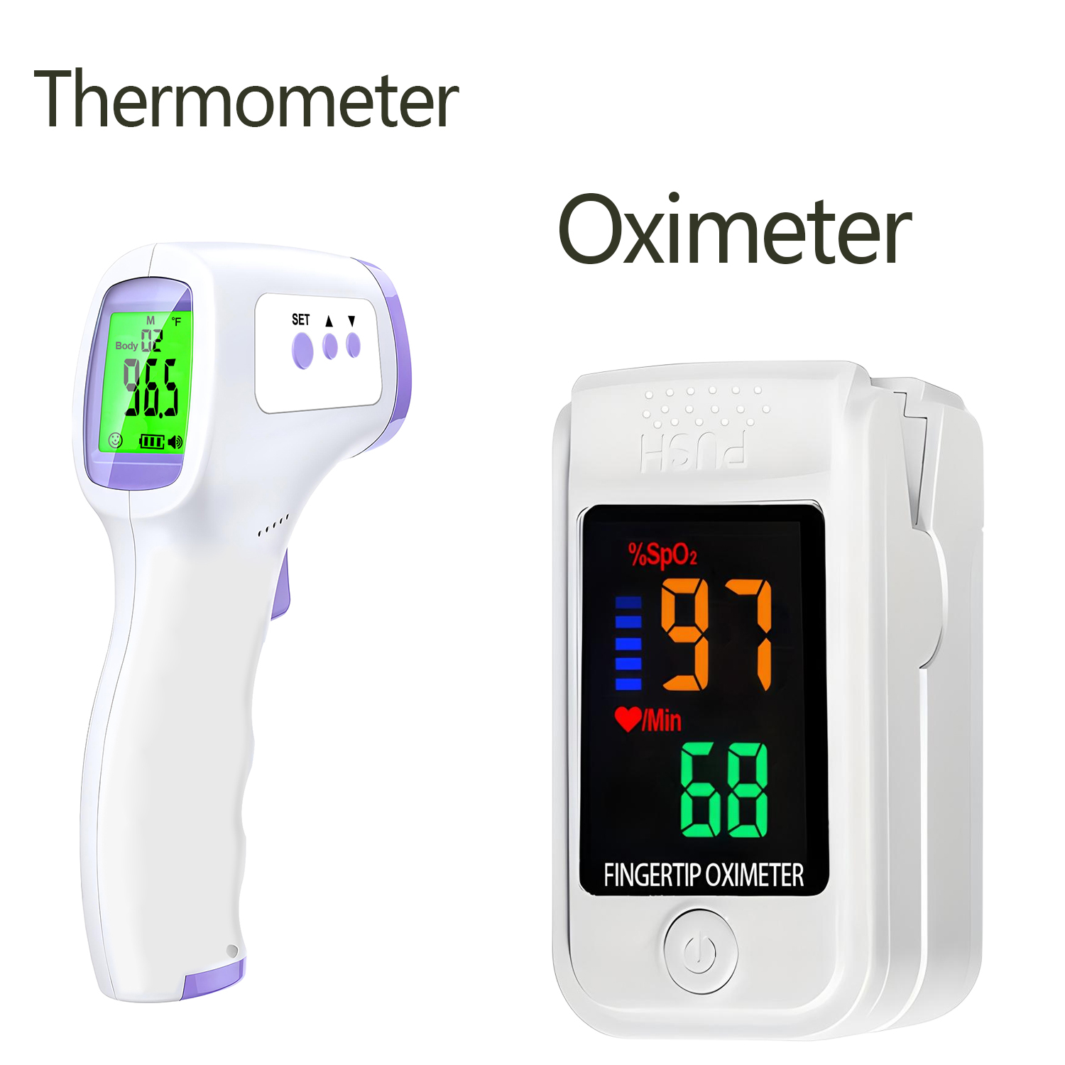 Digital Thermometer Infrared - Temassız Dijital Kızılötesi Alın Sıcaklık Ölçer