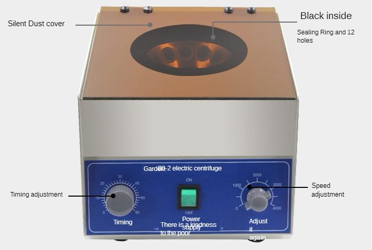 X Medical Lab - 220V 80-2 laboratuvar tezgahı düşük hızlı
