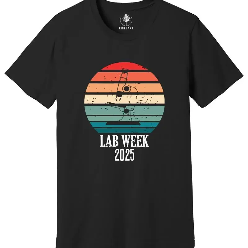 Medical Lab Week 2025 - Retro Laboratuvar Haftası 2025 Tişörtü, Tıbbi
