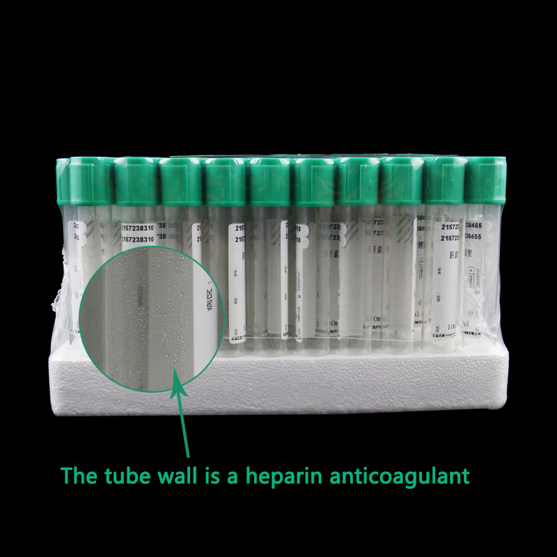 Blood Collection Tube - 3/5/10 ml Heparin Sodyum Anticoagulant Tüp
