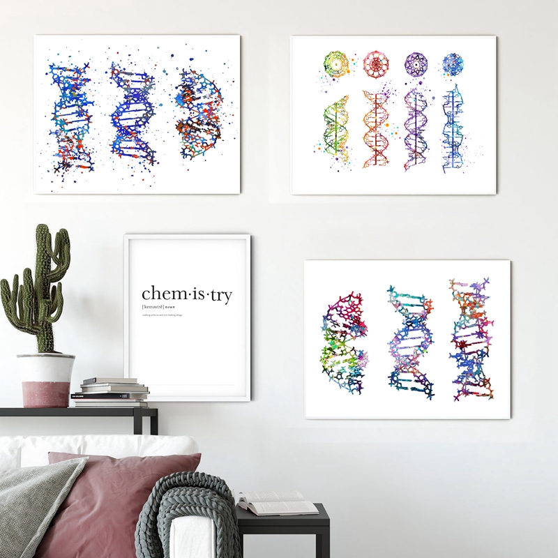 Medical Lab Pictures - DNA Molekül Baskı Modern Tıbbi duvar