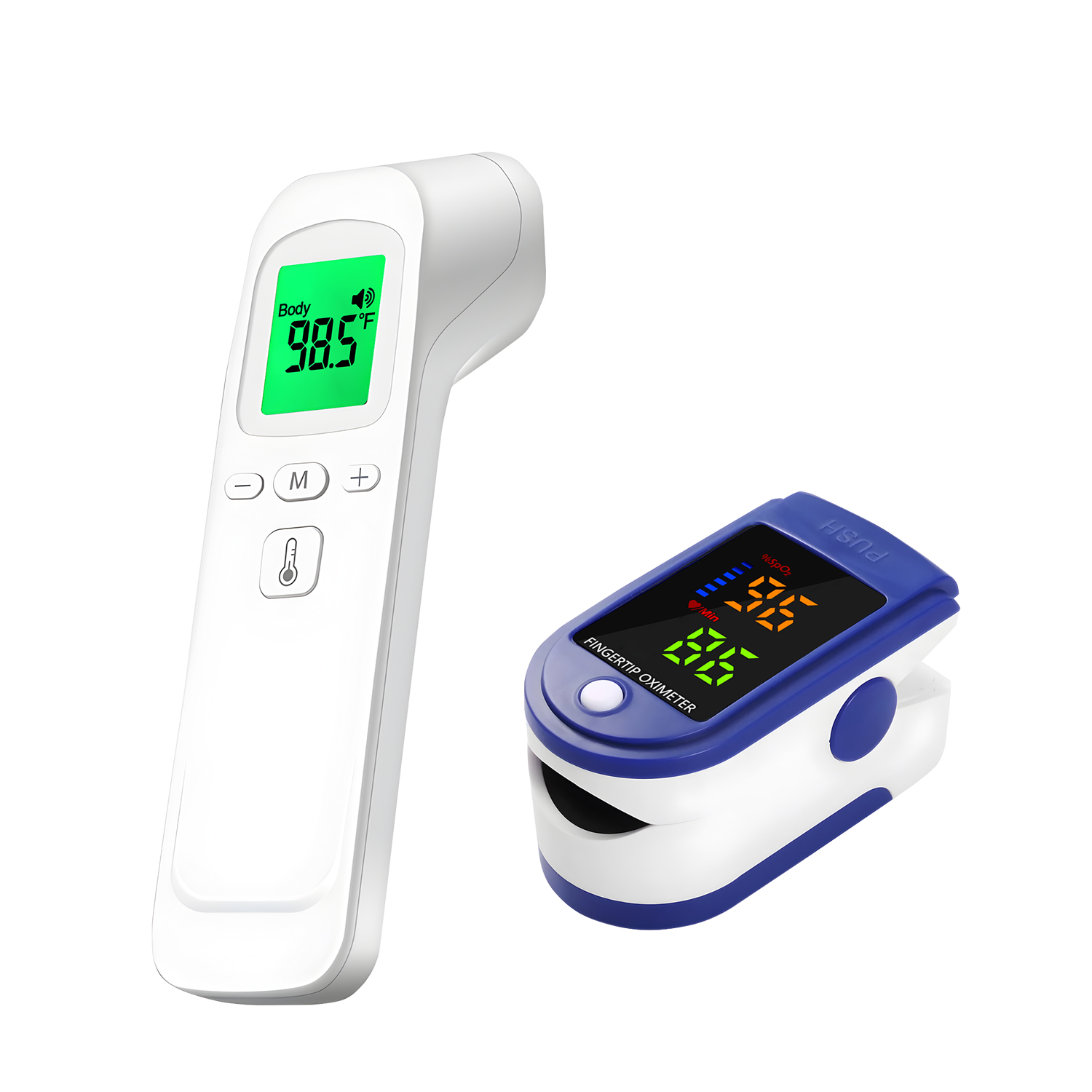 Digital Thermometer Infrared - Oksimetre Kızılötesi Ateş Termometresi Tıbbi Ev