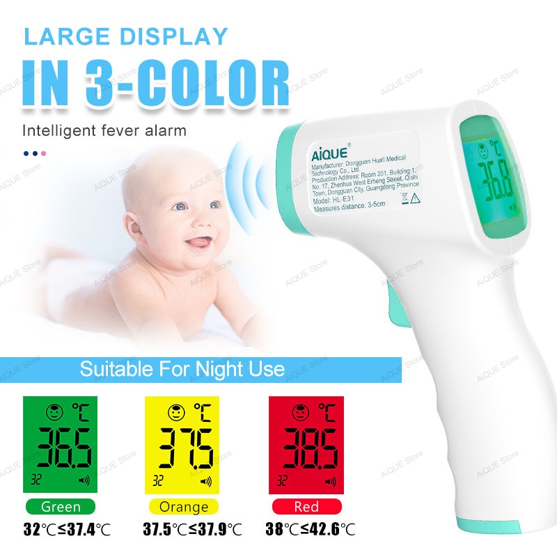 AiQUE Şarj Edilebilir Dijital  - Digital Thermometer Infrared incelemesi ve fiyatı