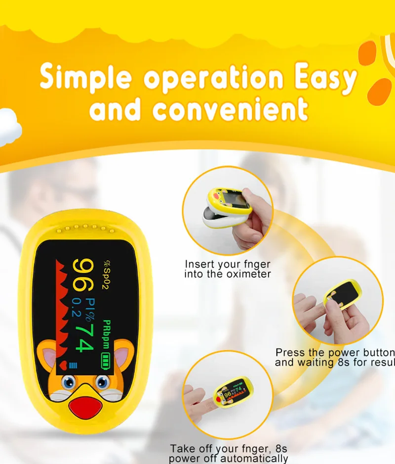 USB Oksimetre Parmak Tıbbi Kız - Digital Thermometer Infrared incelemesi ve fiyatı