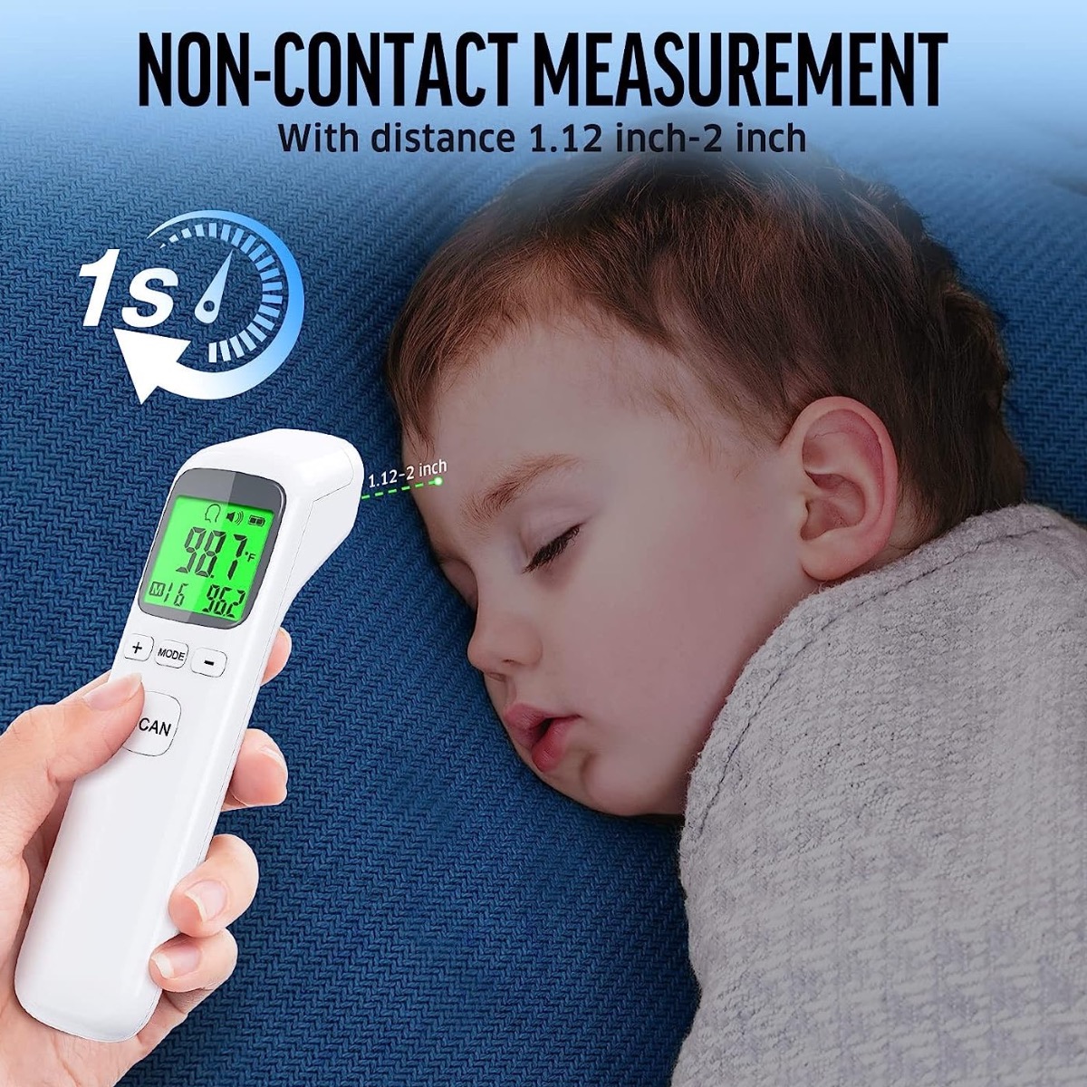 Yetişkinler ve Çocuklar için T - Digital Thermometer Infrared incelemesi ve fiyatı