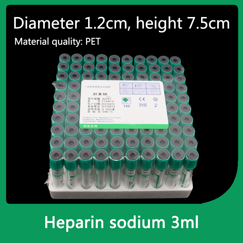 3/5/10 ml Heparin Sodyum Antic - Blood Collection Tube incelemesi ve fiyatı