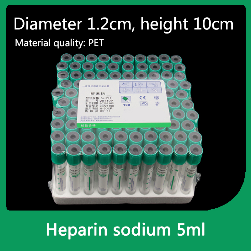 3/5/10 ml Heparin Sodyum Antic - Blood Collection Tube incelemesi ve fiyatı