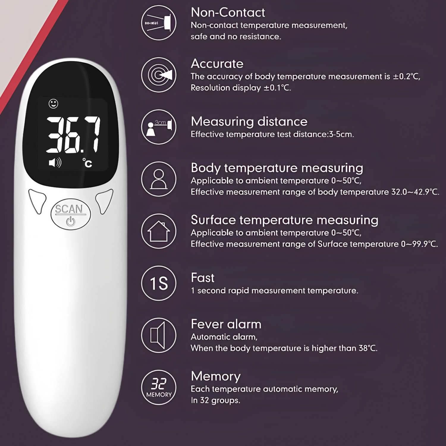 Tıbbi Kızılötesi Termometre Di - Digital Thermometer Infrared incelemesi ve fiyatı